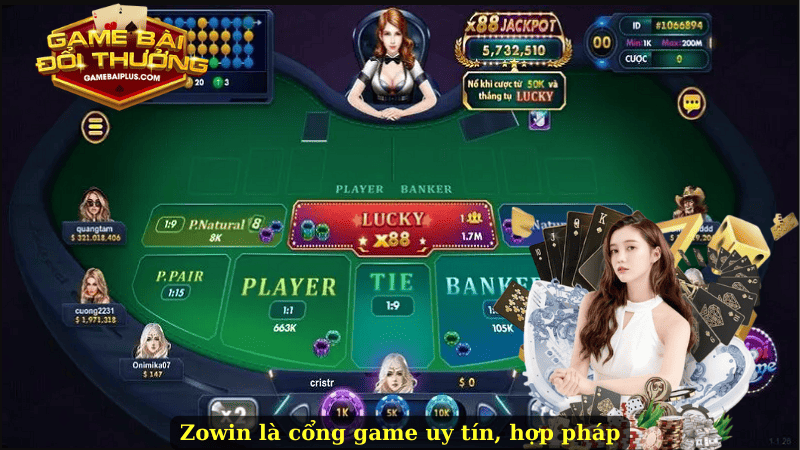 Zowin là cổng game uy tín, hợp pháp