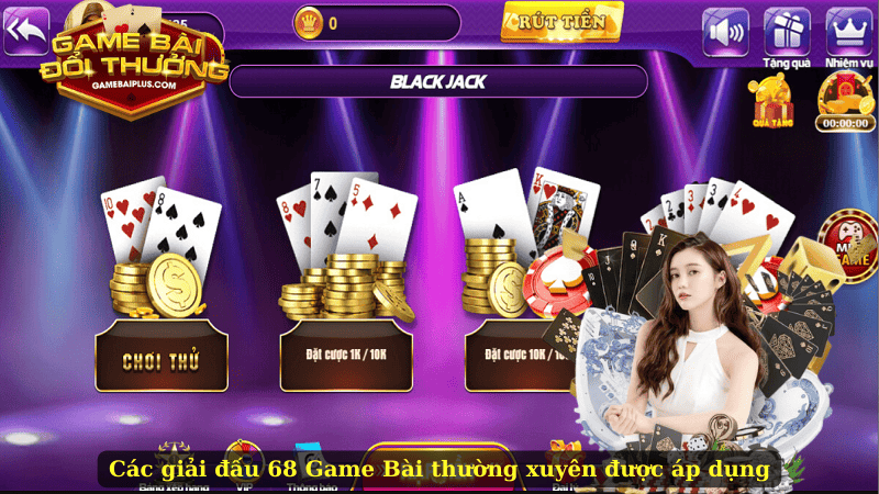 Các giải đấu 68 Game Bài thường xuyên được áp dụng